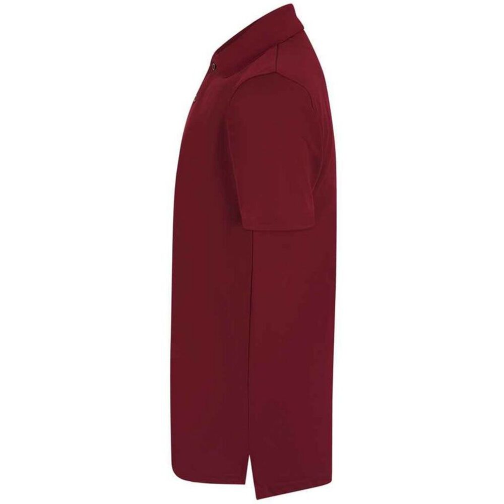 Henbury Mens CoolPlus Polo Shirt / Burgundy